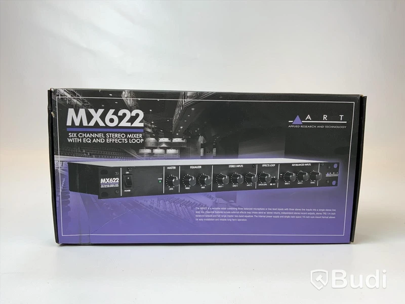 ART MX622 Sexkanalig stereobilder och effekt loop